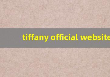 tiffany official website